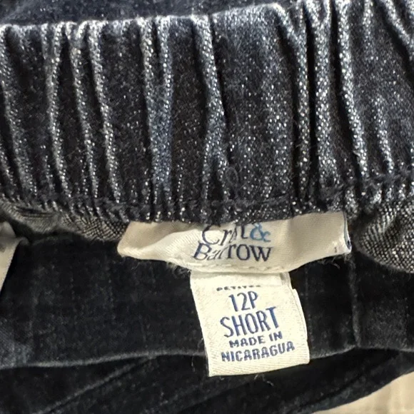 croft & barrow Dark Blue Straight Leg Pull-On Jeans - Picture 2 of 2